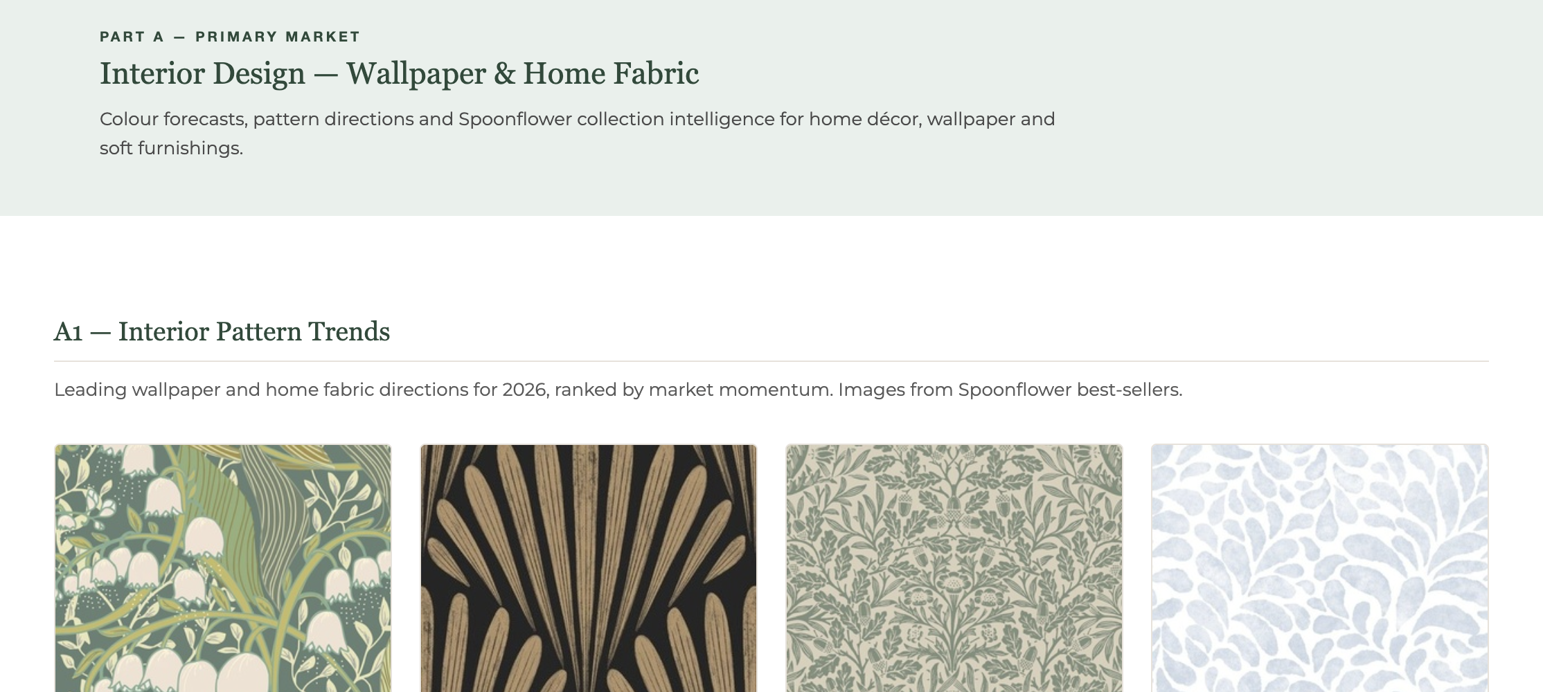 Example Pattern & Colour Trend Report — June 2026